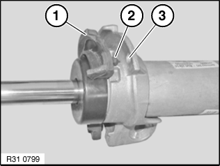 31 31 041 Replacing front left or right spring strut (M3, M Coupé)