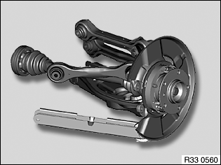 33 31 011 Replacing rear axle support