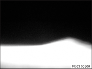 63 10 ... Light patterns from different low-beam headlight types
