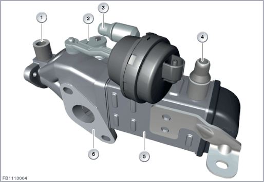 Additional exhaust-gas recirculation cooler