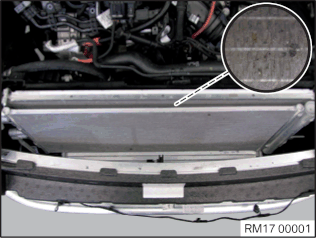 17 11 ... Clean the radiator ribs