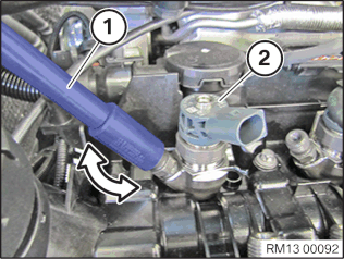 13 53 318 Removing and installing/replacing all injectors in fuel ...