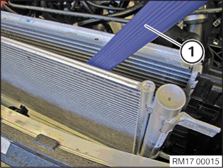 17 11 ... Clean the radiator ribs