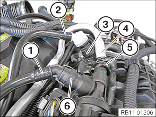 11 00 597 Remove and install engine with transmission from rear axle ...