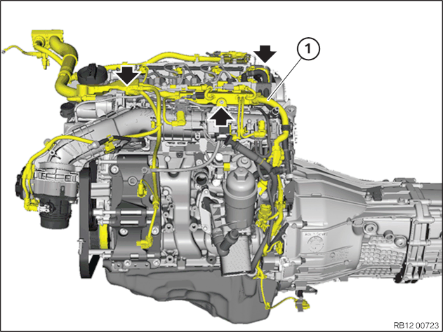 11 12 000 Removing and installing/sealing cylinder head cover (B47)