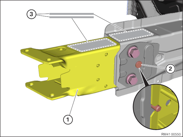 41 33 ... Front panel installation procedure