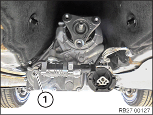 Replacing gaiter or centrifugal disc at transfer box