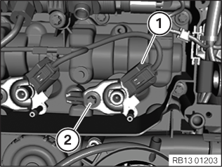 Removing and installing/replacing all injectors in injection system