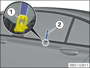 Replacing rear left or right door window