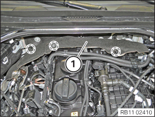 Remove and install all injectors in the injection system