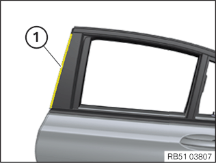 Replacing rear left or right door window