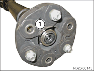 Replacing gaiter or centrifugal disc at transfer box