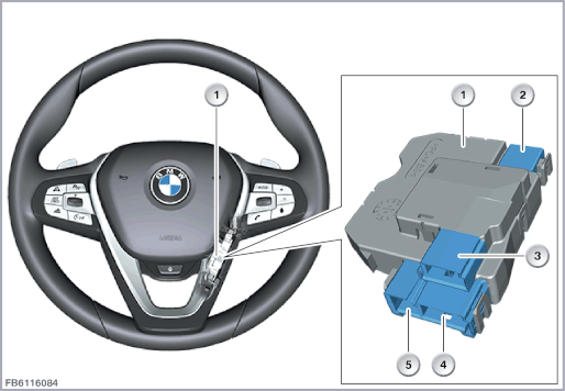 Steering column switch cluster