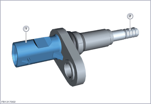 Temperature sensor, crankcase