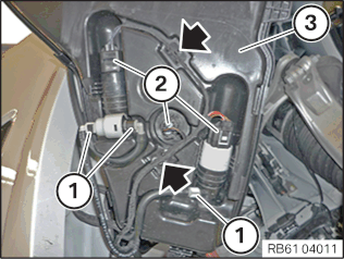 Removing and installing/replacing window washer pump for Night Vision ...