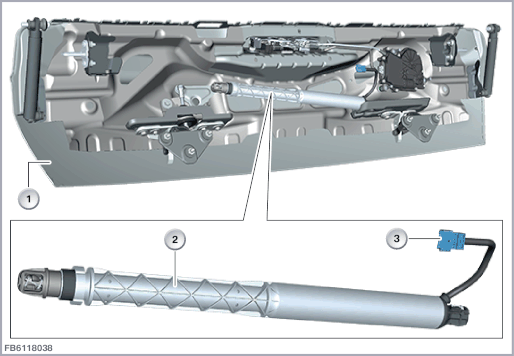 Tailgate function module