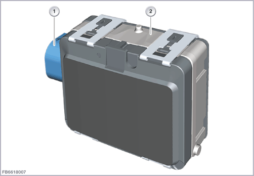 Front radar sensor