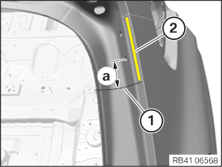 Replacing rear right side panel