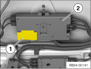 Replacing the emergency battery for the telematics control unit under ...