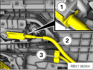 Removing and installing / replacing front left or right door opener ...