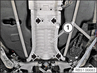 Replacing gaiter or centrifugal disc at transfer box