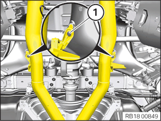 Replacing gaiter or centrifugal disc at transfer box