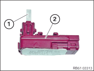 Replace the LED module for rear door opener, left or right