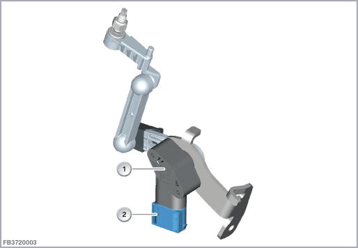 Single-axle ride level control with Electronic Damper Control