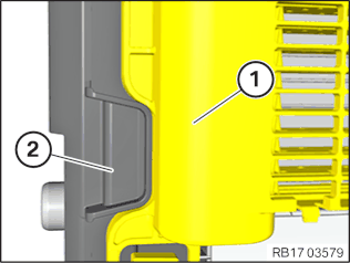 Removing and installing/replacing low-temperature coolant radiator