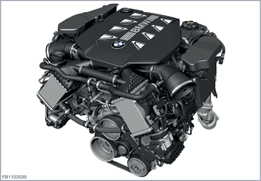 8-cylinder petrol engine S68B44T0