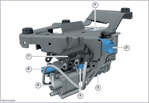 Single-axle ride level control with Electronic Damper Control