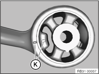31 12 138 Replacing rubber mount in left or right tension strut