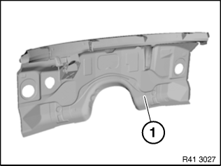 41 13 ... Partial replacement of the right bulkhead (front section of ...
