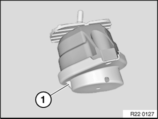 22 11 001 Replacing left engine mount (N52/N52K/N53)