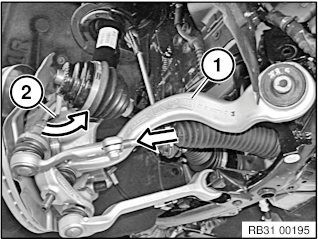 31 12 050 Removing and installing/replacing left or right tension strut
