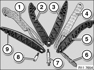 11 31 051 Replacing both timing chains (S65)