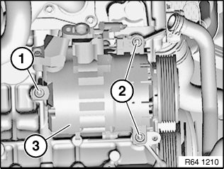 64 52 521 Replacing A/C system compressor (N52, N52K)