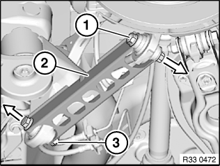 33 32 021 Replacing left or right trailing arm